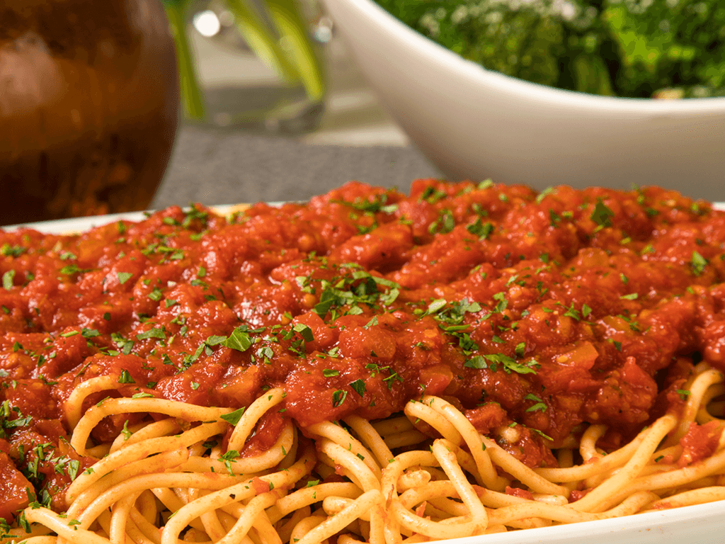 Buca di Beppo italian Restaurant Image of Spaghetti Marinara