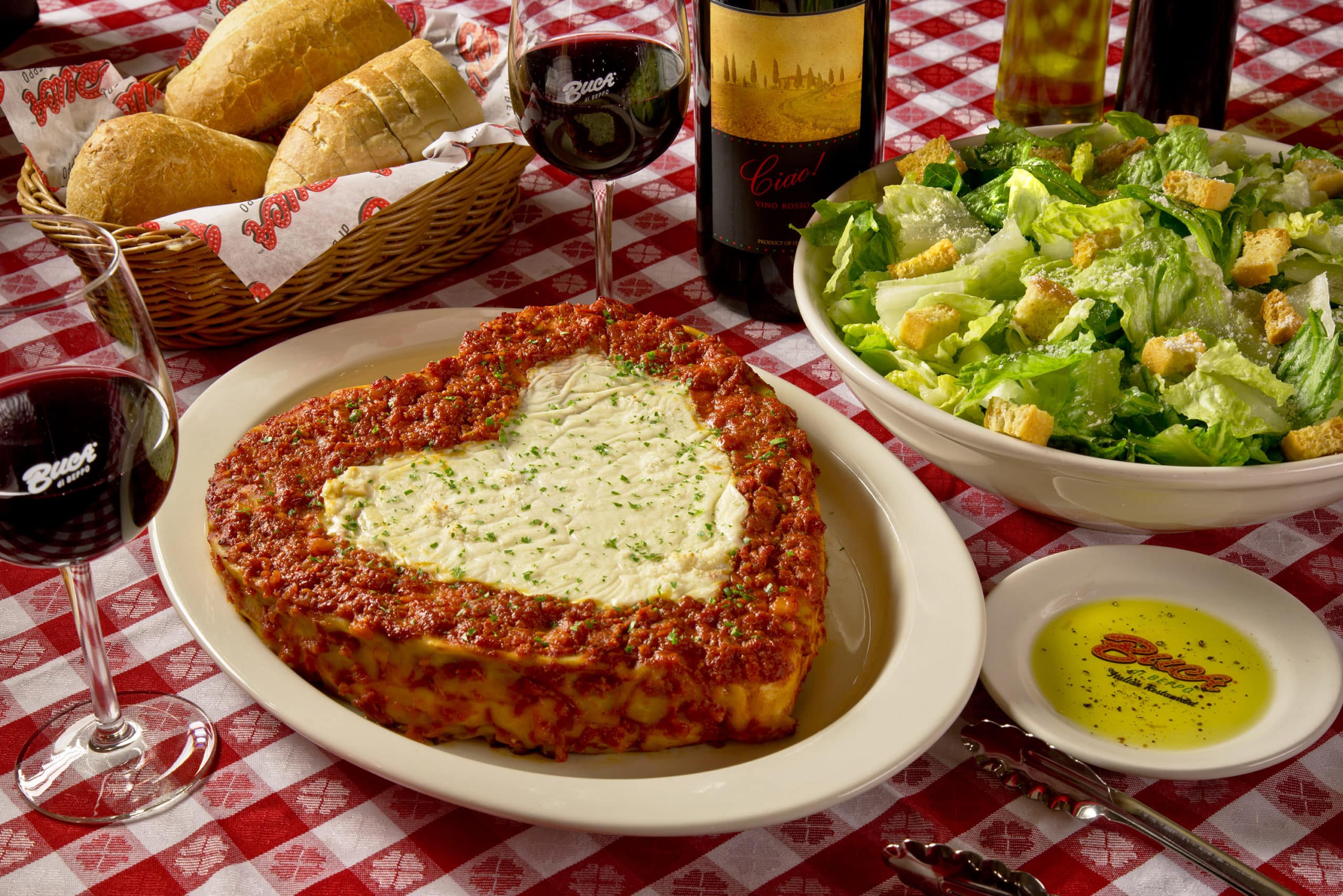Share the Love with Buca di Beppo's Valentine's Day Heart-Shaped Lasagna