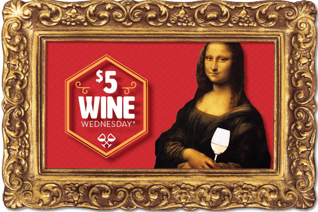 $5 Wine Wednesday Promotion Picture