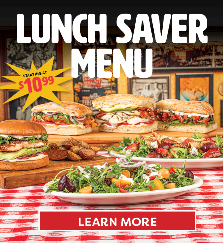 Lunch Saver Menu Learn More